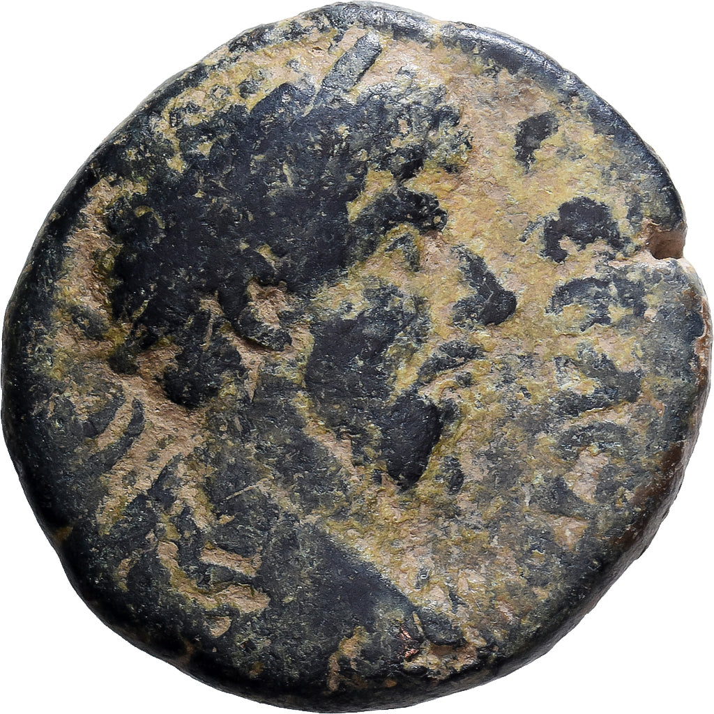 Cappadocia, Lucius Verus, Æ Unit, 161-169, Caesarea, Bronze, VF(20-25)