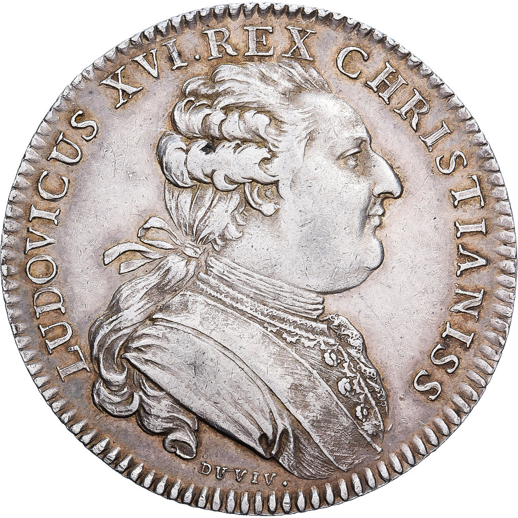 France, Token, Louis XVI, Exception de droit, 1784, Silver, AU(55-58)