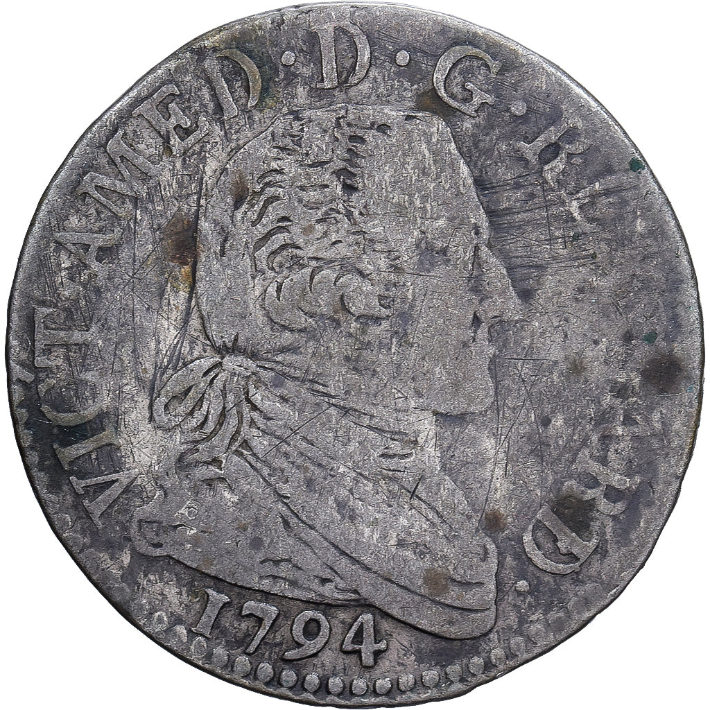 Kingdom of Sardinia, Vittorio Amedeo III, 20 Soldi, 1794, Turin, Lingote