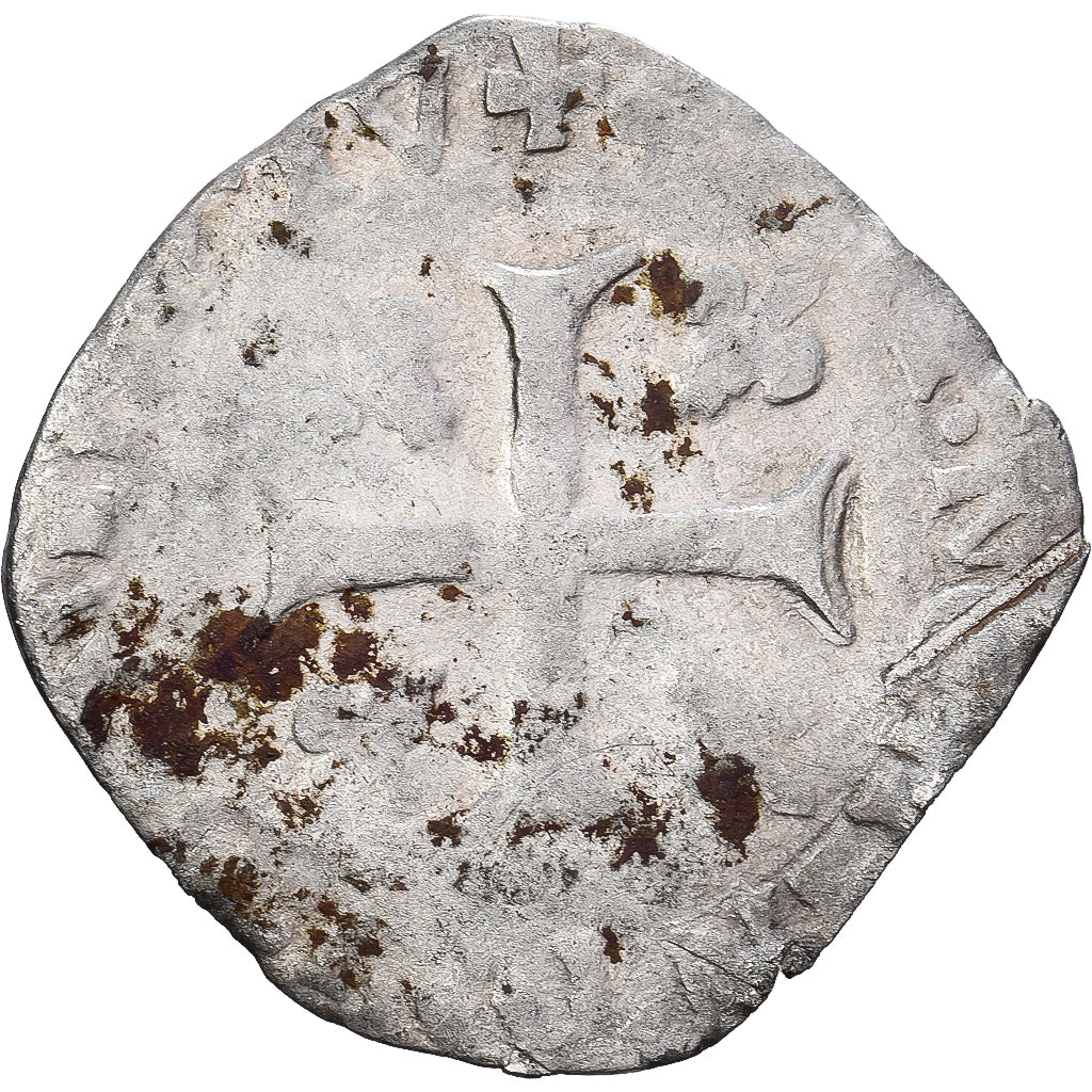 France, François Ier, Dizain Franciscus, 1515-1547, Billon, B+, Gadoury:213