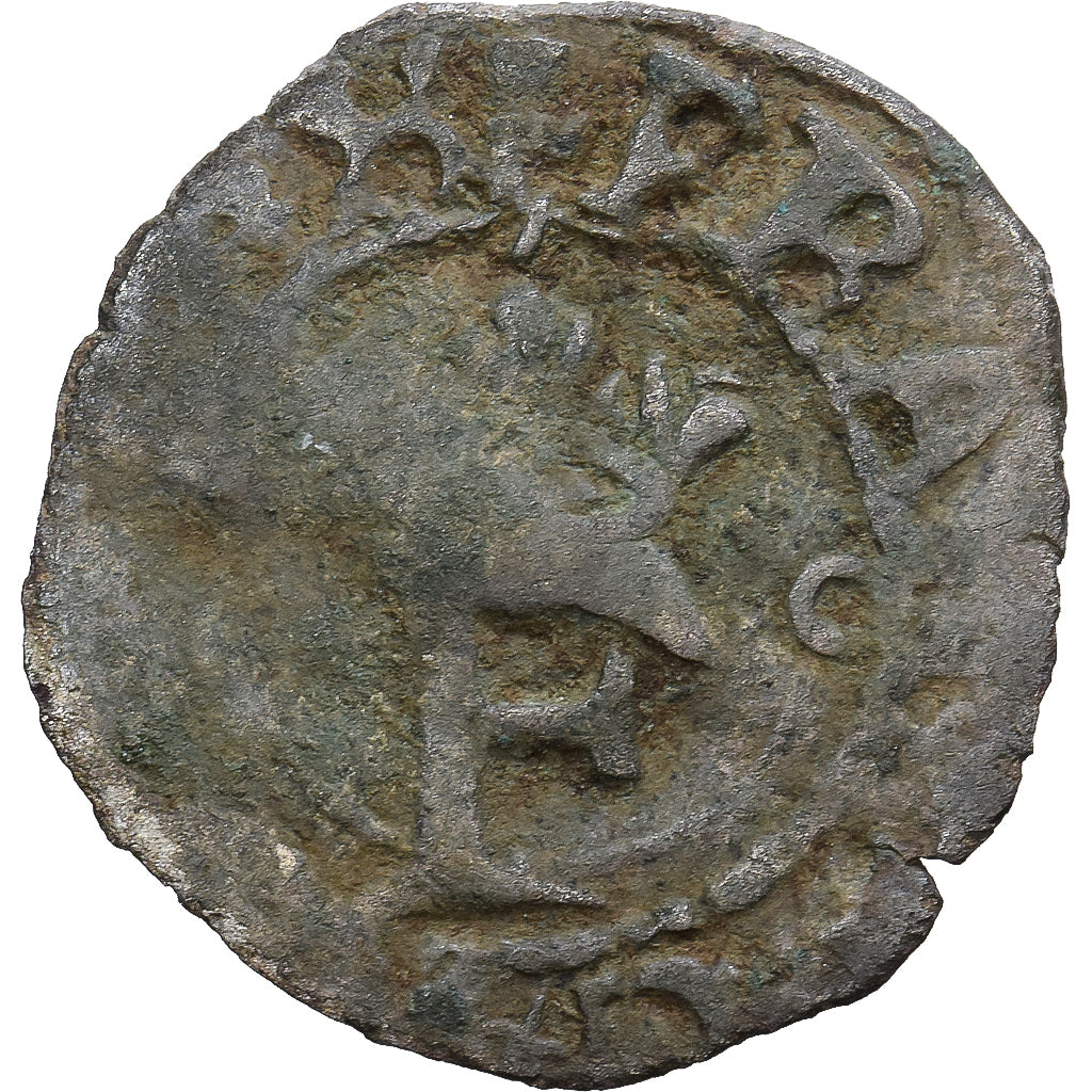 France, François Ier, liard à l'F et à la croisette, 1515-1547, Montpellier