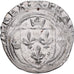 France, François Ier, Blanc à la couronne, 1515-1547, Lyon, Billon, TB