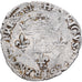 Francia, Henri III, Sol Parisis, 1581, Vellón, BC+, Gadoury:474