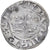 France, Charles IV, Double Parisis, 1323, Billon, VF(20-25), Duplessy:244b