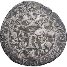 França, Charles V, Blanc au K, 1365, Lingote, VF(20-25), Duplessy:363