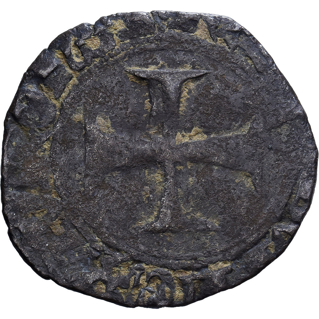 Francia, Charles VI, Niquet, 1421, Biglione, MB, Duplessy:401