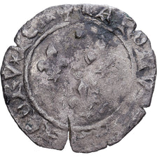 França, Charles VI, Double Tournois, 1385-1417, Lingote, VF(20-25)