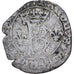 France, Charles VIII, Dizain Karolus, 1488, Troyes, Silver, VF(20-25)