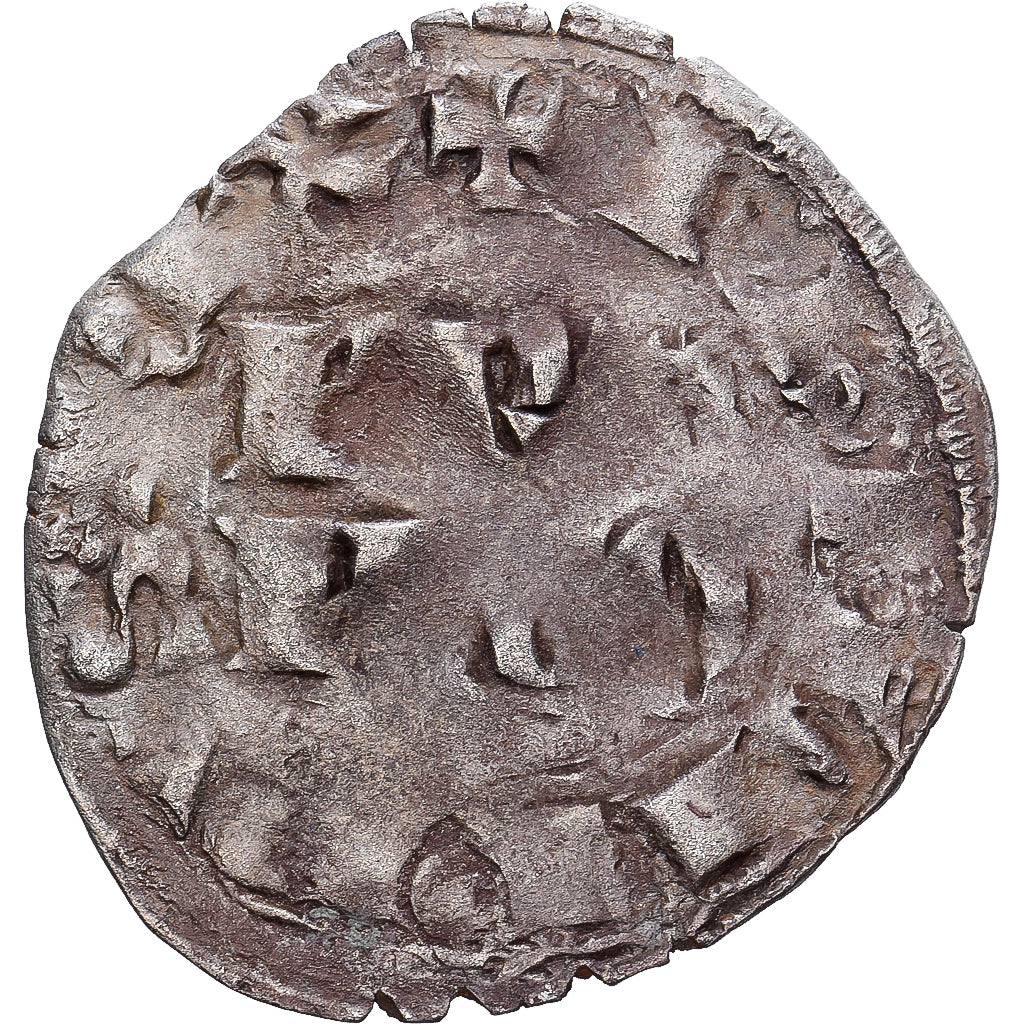 France, Philippe VI, Denier Parisis, 1343, Billon, VF(20-25), Duplessy:275