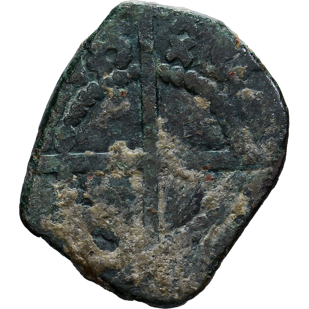 France, Louis XI, Obole tournois, 1467, Billon, F(12-15), Duplessy:565