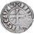 County of Nevers, Mahaut II, Denarius, 1241-1257, Nevers, Silver, EF(40-45)