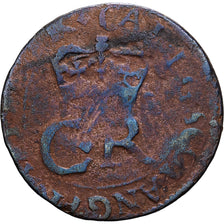 Escócia, Charles I, 2 Pence, 1642-1650, Edinburgh, Cobre, F(12-15), Spink:5602