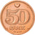 Dinamarca, Margrethe II, 50 Öre, 2000, Copenhagen, Bronce, FDC, KM:866.2