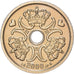 Dinamarca, Margrethe II, 1 Krone, 2000, Copenhagen, Cupronickel, FDC, KM:873.1