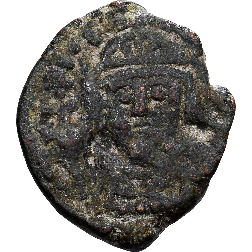 Byzantine Empire, Heraclius, 1/2 follis, 610-641, Carthage, Bronze, VF(30-35)