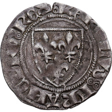 França, Charles VI, Blanc Guénar, 1411, Paris, 4th emission, Lingote