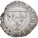 Frankrijk, Charles VI, Blanc Guénar, 1389, Paris, 2nd Emission, Billon, ZF