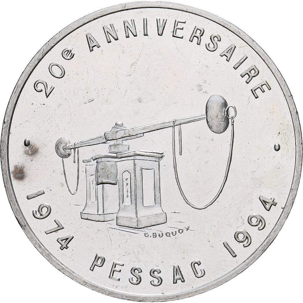 France, Ecu, Union Sportive et Culturelle de la Monnaie, Pessac, 1994, Silver