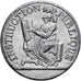 France, Medal, Constitution guarantees public education, 1848, White Copper