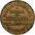 France, Token, Cabinet particulier, salons des Landes, Brass covered cardboard