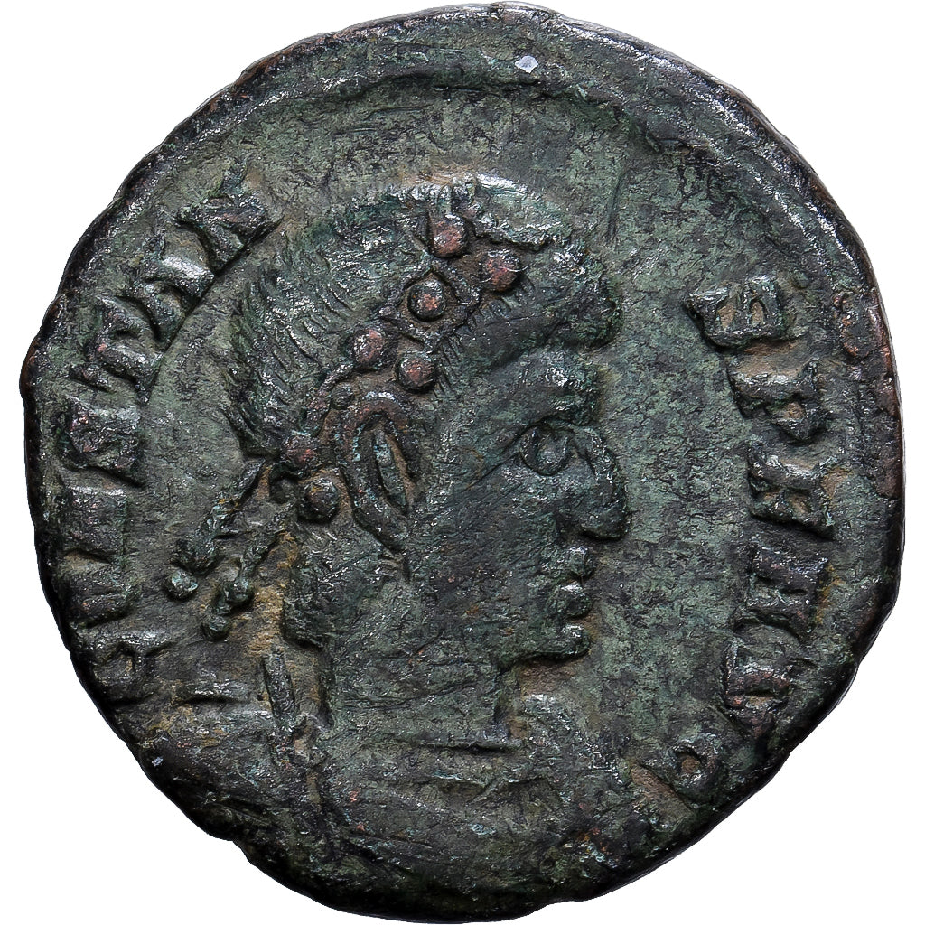 Roman Empire, Constans, Æ Unit, 347-348, Trier, Bronze, S+, RIC:182
