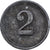 Allemagne, 2 Pfennig, Wert-Marke, Fer, TTB