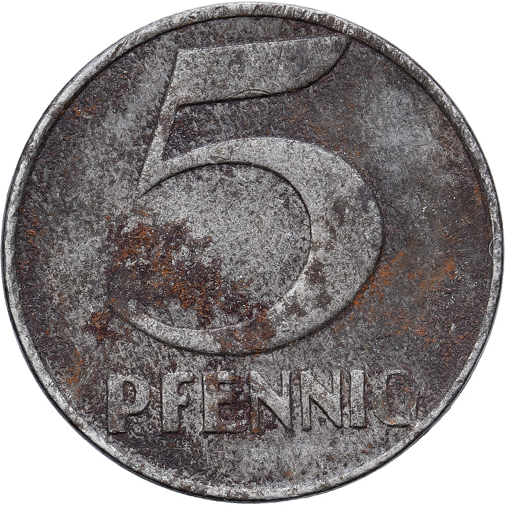 Allemagne, Ville de Mannheim, 5 Pfennig, 1919, TTB, Fer