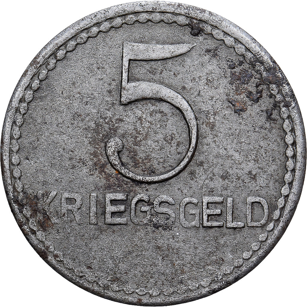 Allemagne, Kaiserlautern, 5 Pfennig, 1918, TTB, Fer