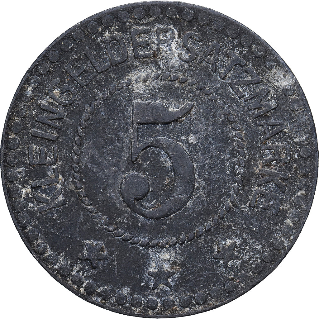 Allemagne, Stadt Pirmasens, 5 Pfennig, 1917, TB+, Zinc