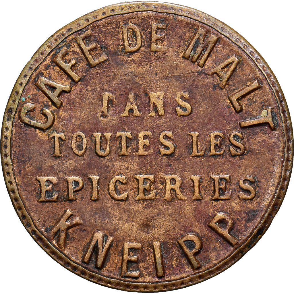 France, Jeton, Malt Kneipp, Laiton-carton, TTB