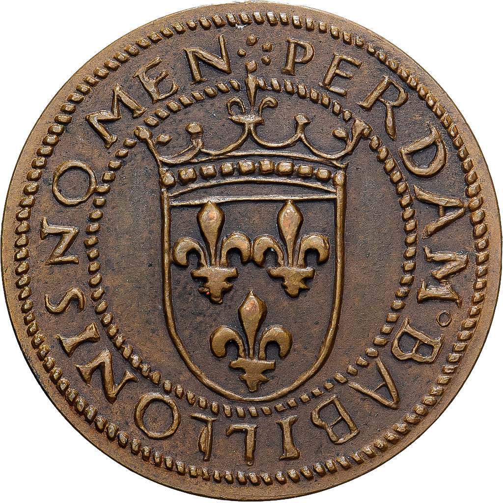 France, Médaille, Louis XII, Perdam Babillonis nomen, Bronze, SUP