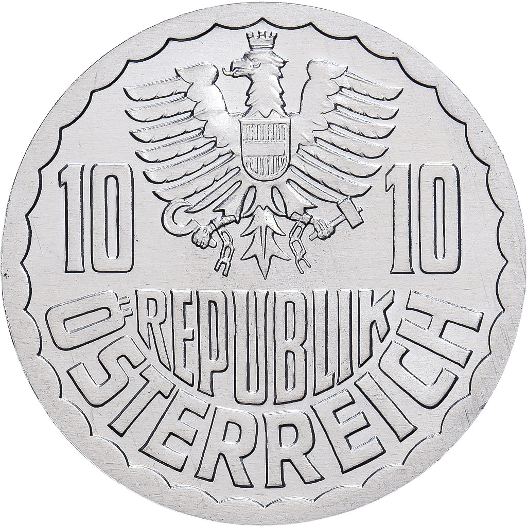 Austria, 10 Groschen, 2000, Vienna, Aluminium, MS(65-70), KM:2878