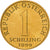 Austria, 1 Schilling, 2000, Vienna, Bronce - aluminio, FDC, KM:2886