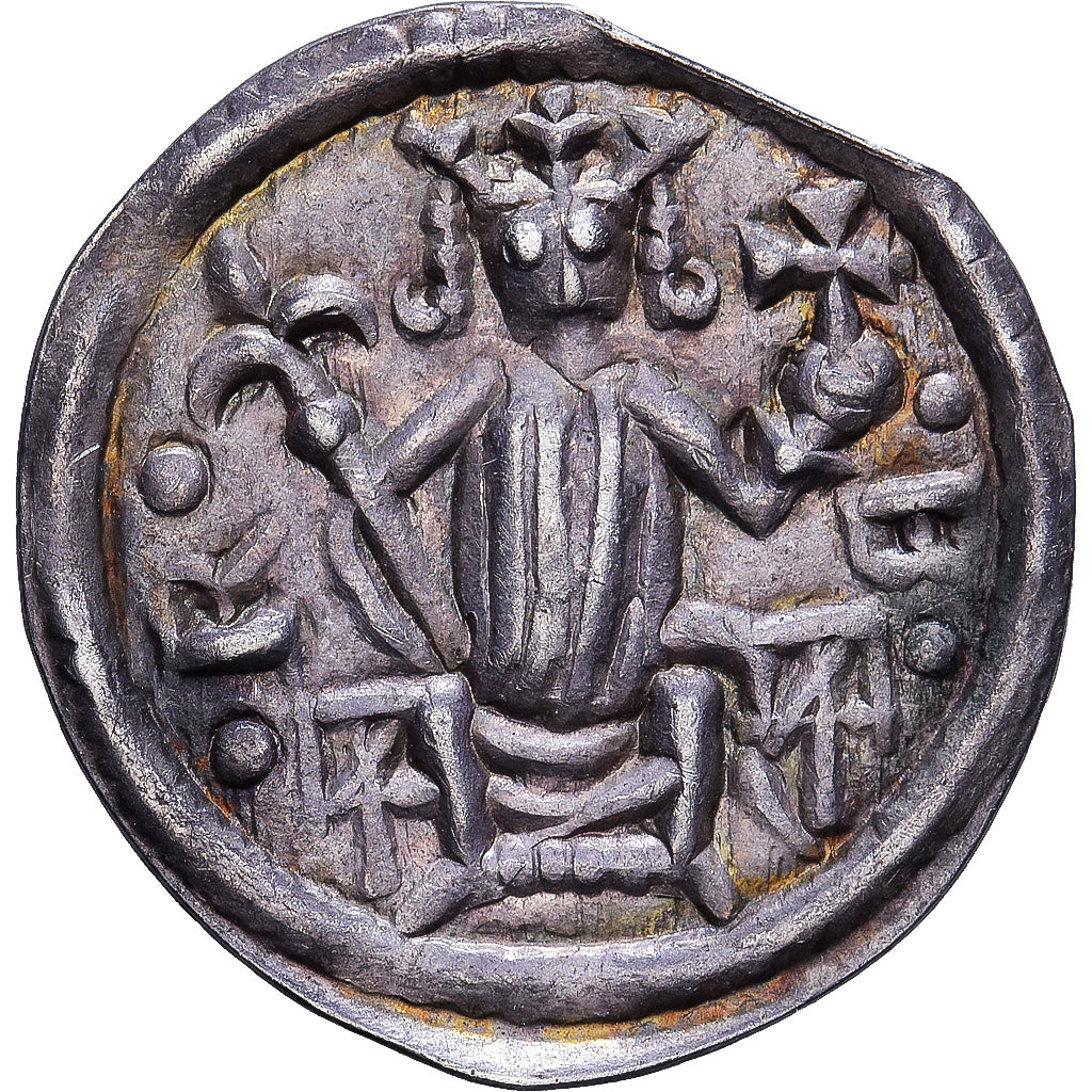 Hungria, Bela IV, Bracteate, 1235-1270, Prata, AU(55-58)