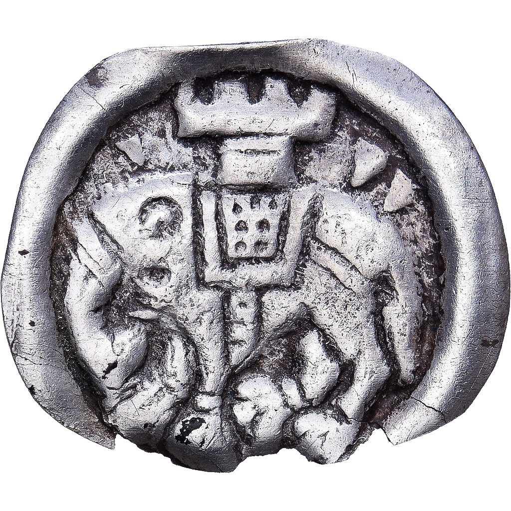 Hungria, Bela IV, Bracteate, 1173-1270, Prata, EF(40-45)
