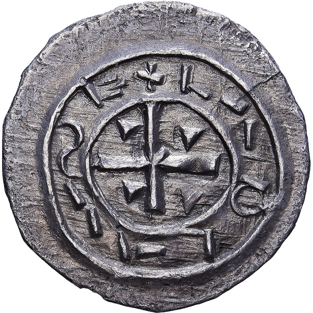 Hongarije, Coloman, Denarius, 1095-1116, Zilver, PR