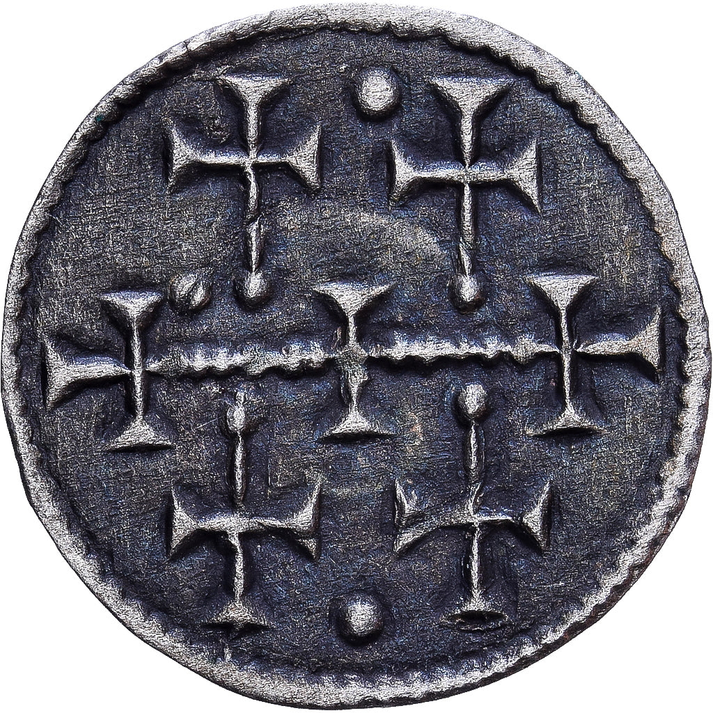 Hungria, Stephen III, Denarius, 1162-1172, Prata, AU(55-58)