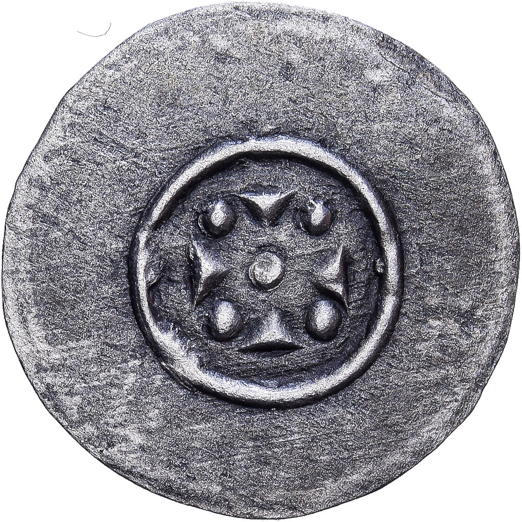 Hungria, Stephen III, Denarius, 1162-1172, Prata, AU(55-58)