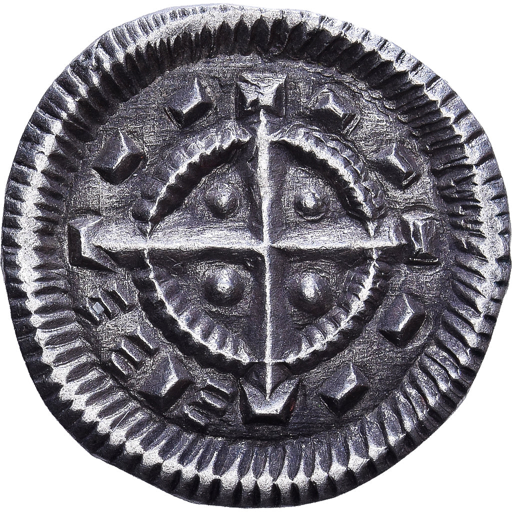 Hongarije, Bela II, Denarius, 1131-1141, Zilver, PR