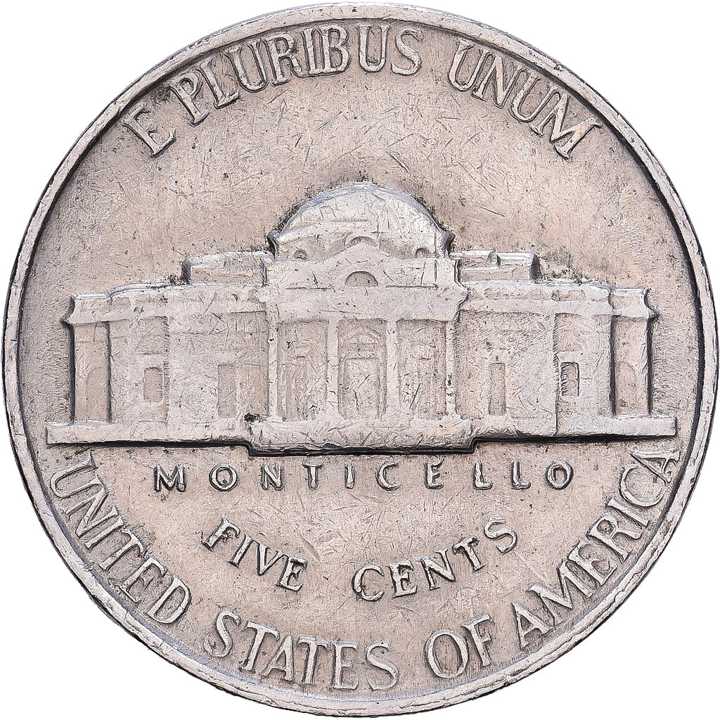 Vereinigte Staaten, 5 Cents, Jefferson, 1960, Philadelphia, Cupronickel, SS