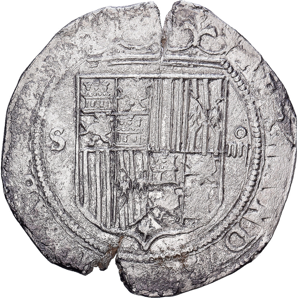 Spain, Ferdinand & Isabella, 4 Réales, 1497-1566, Seville, Silver, VF(20-25)