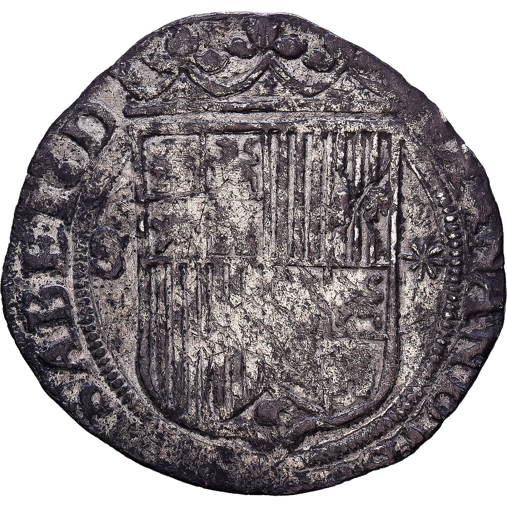 Spain, Ferdinand & Isabella, 1 Réal, 1497-1566, Seville, Silver, VF(30-35)