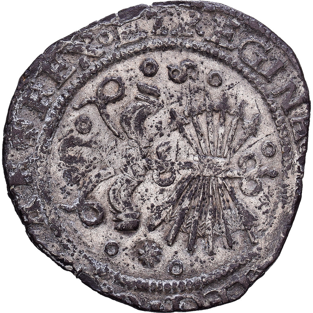 Espagne, Ferdinand & Isabelle, 1 Réal, 1497-1566, Séville, Argent, TB+