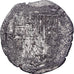 Spagna, Ferdinand & Isabella, 1 Réal, 1497-1566, Grenade, Argento, MB+