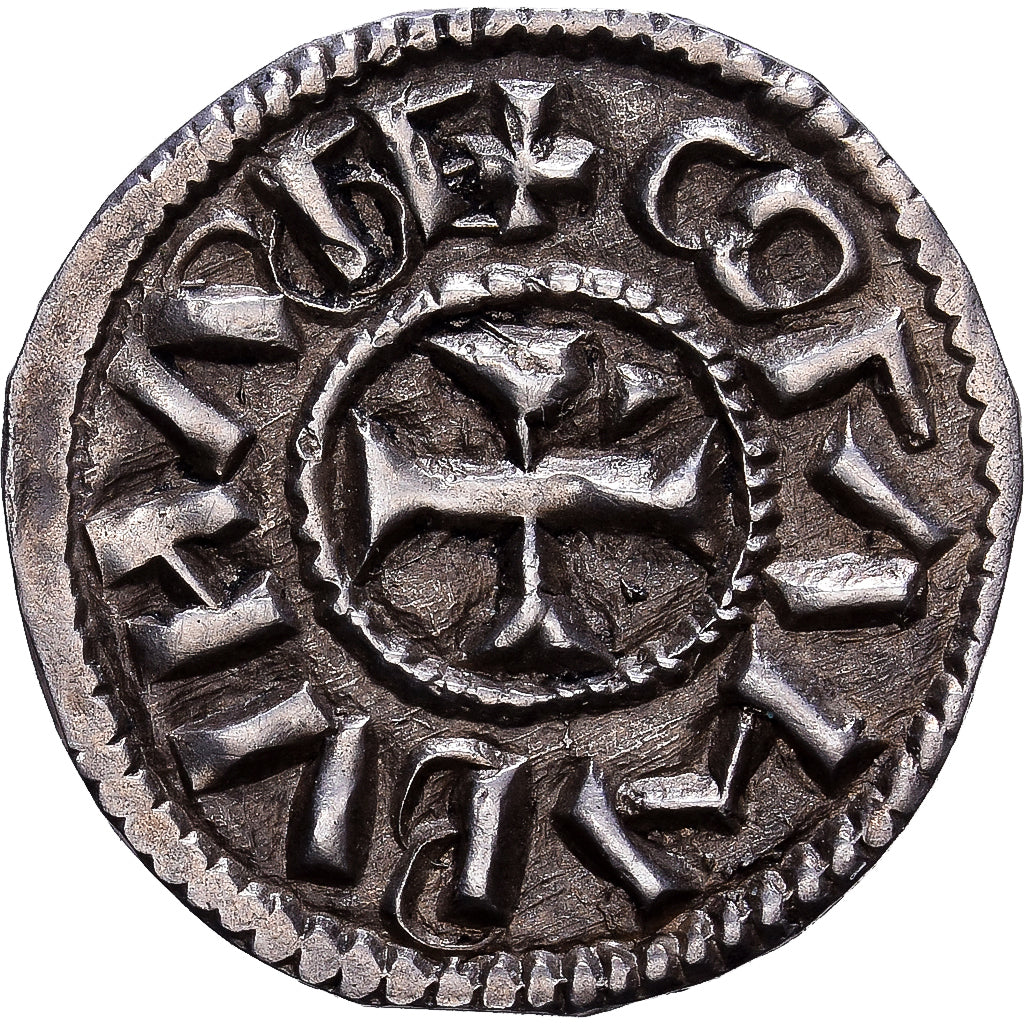 Hungria, Coloman, Denarius, 1095-1116, Prata, AU(55-58)