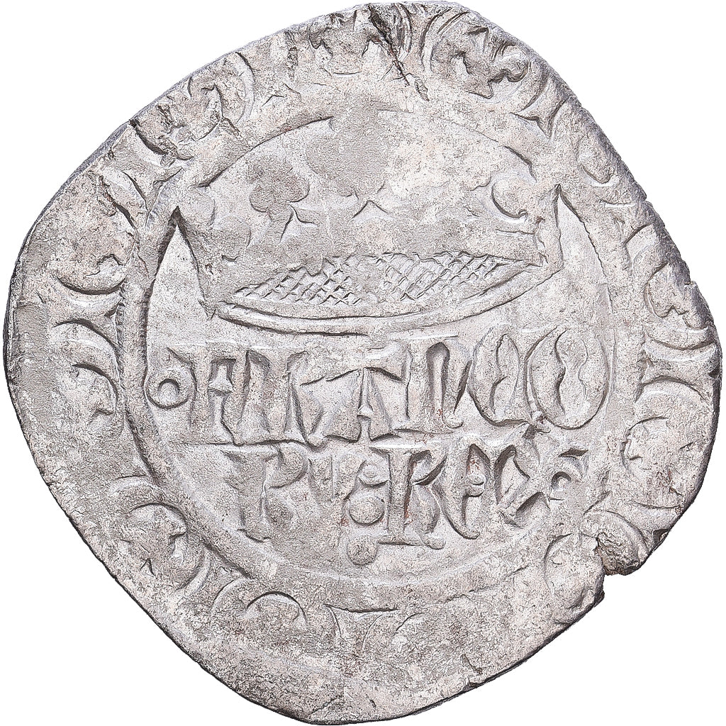 France, Jean II le Bon, Gros à la Couronne, 1358, Argent, TB+, Duplessy:305