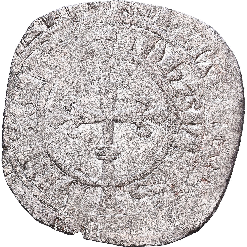 France, Jean II le Bon, Gros à la Couronne, 1358, Argent, TB+, Duplessy:305