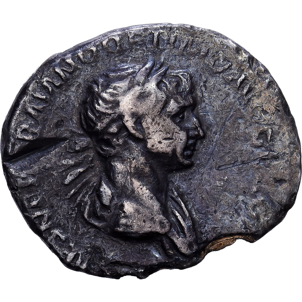 Roman Empire, Trajan, Denarius, 114-117, Rome, Zilver, FR, RIC:347
