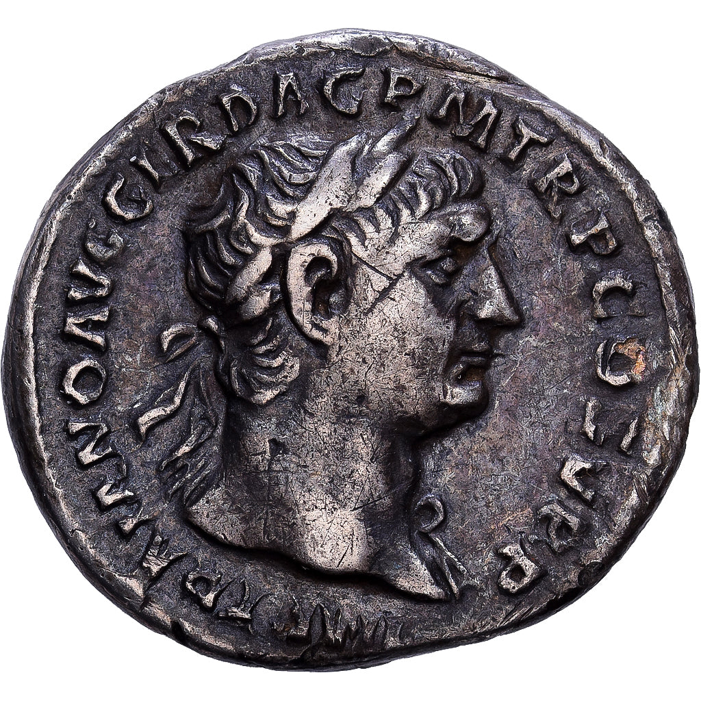 Roman Empire, Trajan, Denarius, 103-111, Rome, Plata, BC+, RIC:157