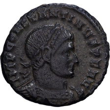 Roman Empire, Constantine I, Follis, 317-318, Ticinum, Bronze, EF(40-45), RIC:78